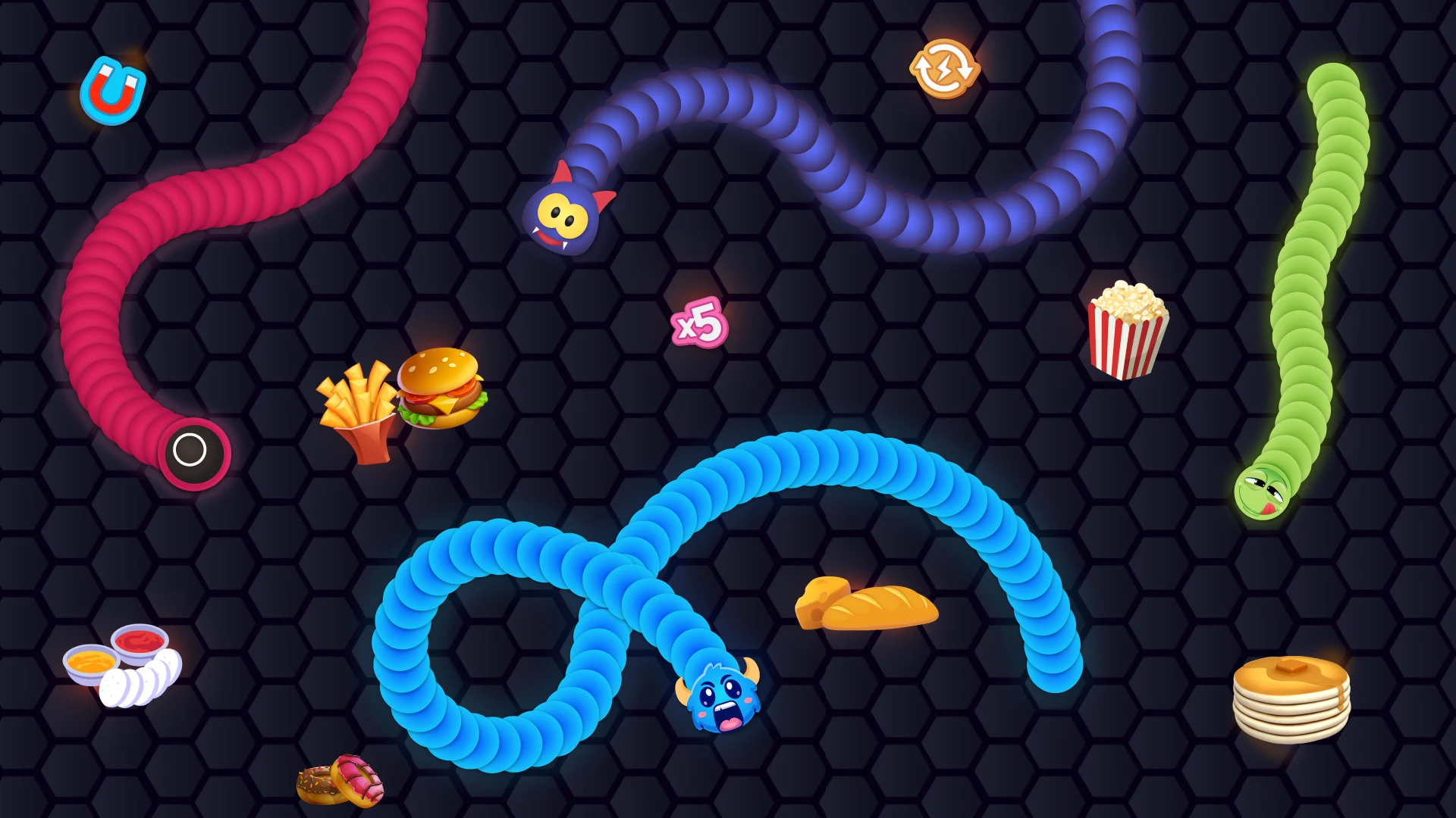 Baixar Snake.io: slither game zone para PC - LDPlayer